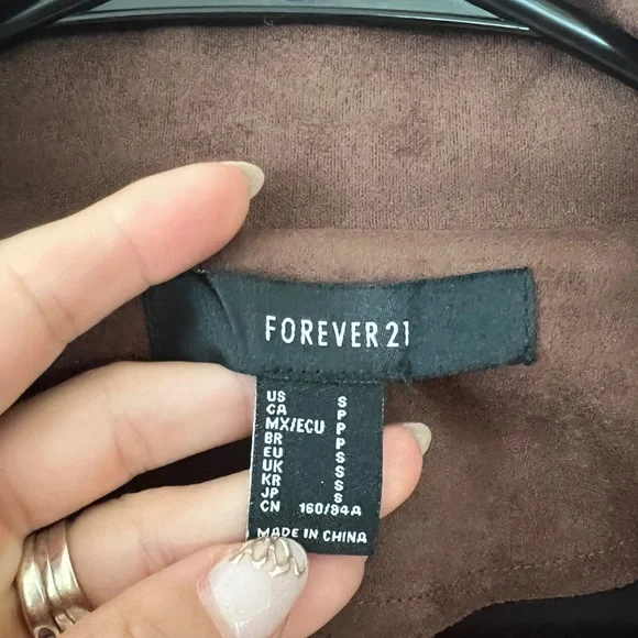 Forever 21 Chocolate Brown Trench Coat - Picture 3 of 3